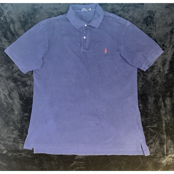 Polo Ralph Lauren Other - Polo Ralph Lauren Navy Blue Polo Shirt Red Pony Classic SS Mens Size XLT Preppy